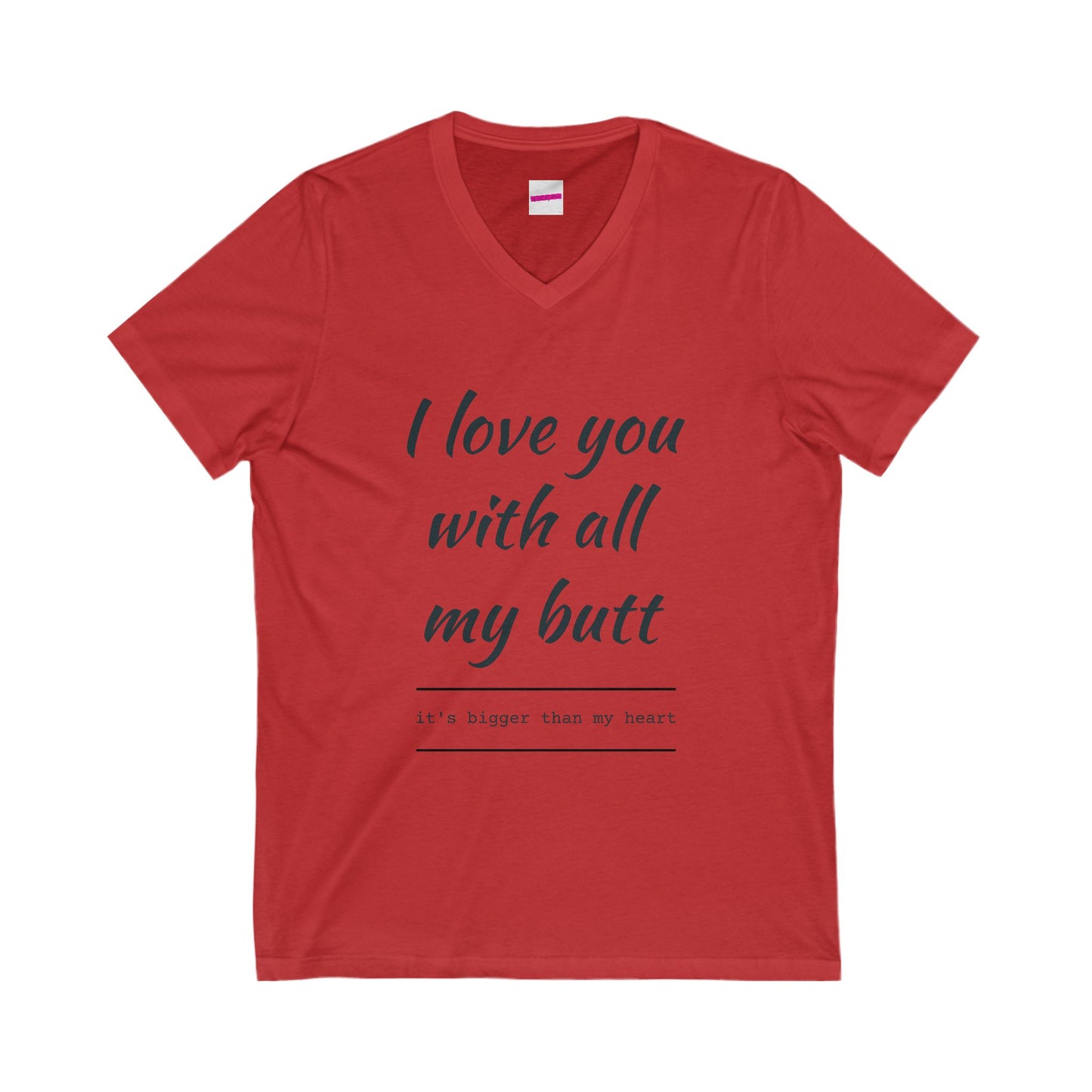 Unisex Love Quote V-Neck Tee - Perfect Gift for Valentine's Day, Anniversaries, or Fun Casual Wear, Romantic Tee, Cute Graphic Shirt